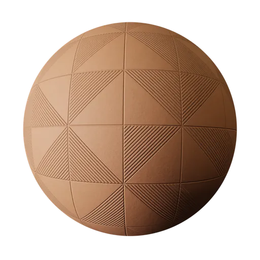 Striped Geometric Wall Panel