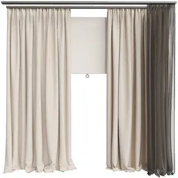 Bedroom Linen Curtain