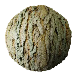 High-resolution 2K PBR tree bark texture suitable for Blender 3D and other 3D applications.