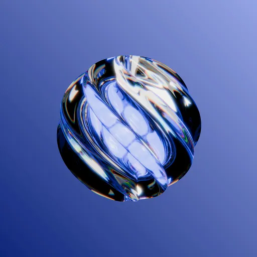 Abstract procedural glass