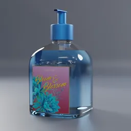Bloom Blossom Blue Soap