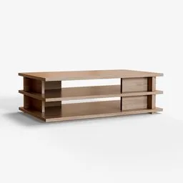 Stria Cerused Coffee Table