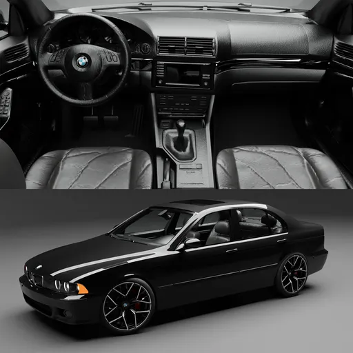 BMW M5 E93(Rigged)