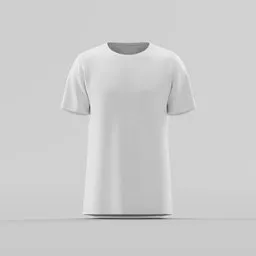 Men's Essential White Crewneck T-Shirt