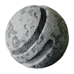 Cratered Lunar Rock