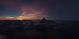 Dramatic Sunset Sky Landscape