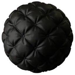 Quilted Fabric Soft Dark