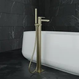 Parallel Bath Faucet