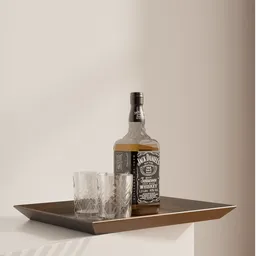 Whiskey Elegance Tray