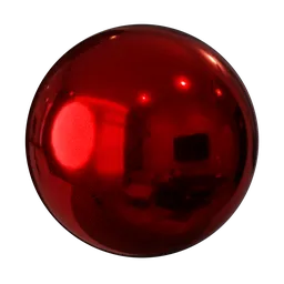 Red Iridescent Car Paint
