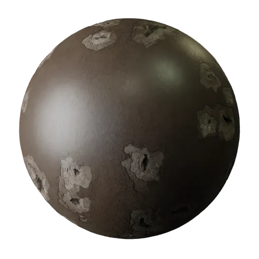 Brown demaged wall