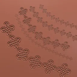 3D Celtic Knot Brush Effect for Sculpting Detail on Models with Blender