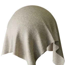Plain Natural Chenille