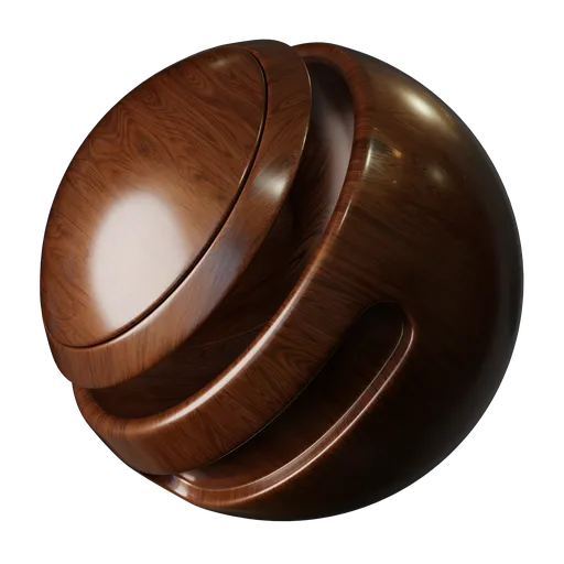 High-resolution PBR metal material with realistic wood texture for 3D modeling in Blender and similar software.