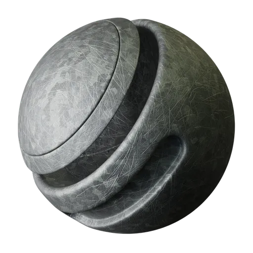Scratched Galvanized Steel
