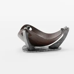 Detailed 3D-rendered fruit bowl with a modern design and high-resolution textures, compatible with Blender.