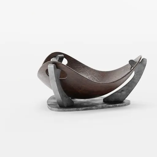 Detailed 3D-rendered fruit bowl with a modern design and high-resolution textures, compatible with Blender.