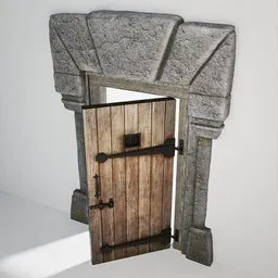Medieval Castle Door 42