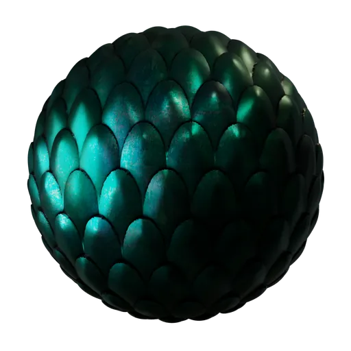 Scales Reptile Blue