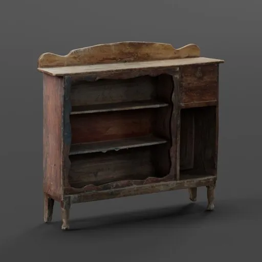 Rustic Wooden Cabinet