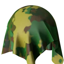 Green Camo Fabrics