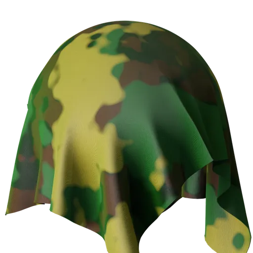 Green Camo Fabrics