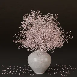 SJ-Dusty Gypsophila Pop Bouquet
