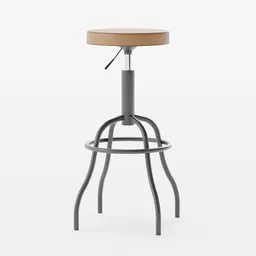 Petrone Adjustable Height Stool