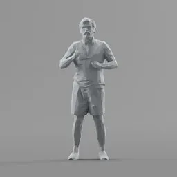 Lowpoly Male Standing