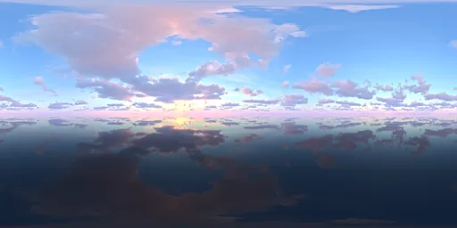 Summer morning sky