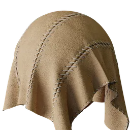 Light Seam Hemming Stitch Suede