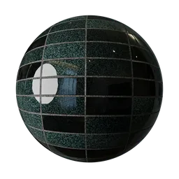 AR3DMat PBR Glossy Subway Tiles