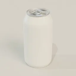 Blank Aluminum Drink Can Mockup