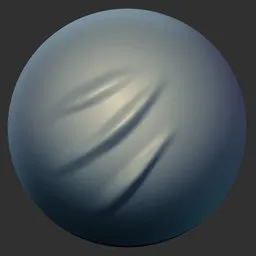 3D modeling brush for creating realistic clothing wrinkles and fabric details in Blender sculpting.