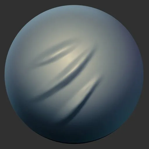 3D modeling brush for creating realistic clothing wrinkles and fabric details in Blender sculpting.