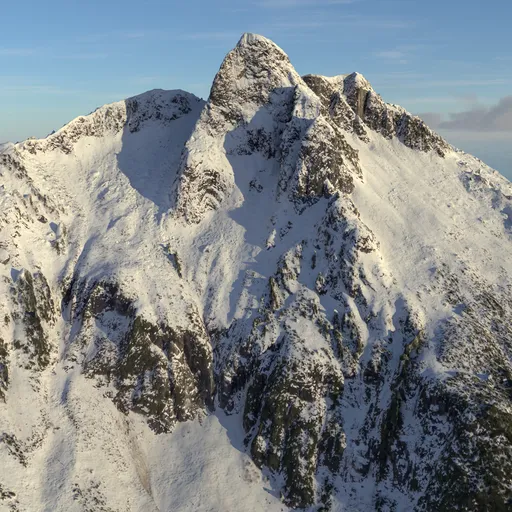 Large Snow Mountain Peak