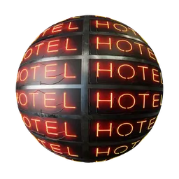 Hotel sign light