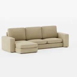 Sofa with chaise A
