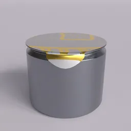 Round food can
