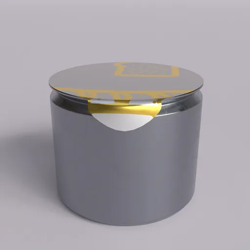 Round food can