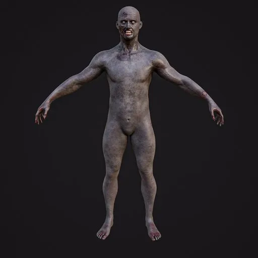 Zombie Rigged Game Ready