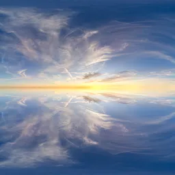 Infinite Real Sky - Golden Sunset