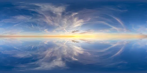 Infinite Real Sky - Golden Sunset
