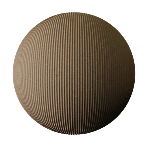 High-quality seamless PBR cardboard texture for 3D modelling in Blender, perfect for realistic material rendering.