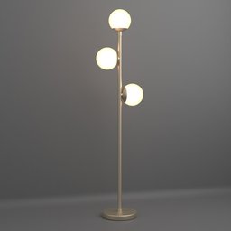 Triple Light Globe Standing Lamp