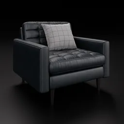 Armchair Naples 100% Leather