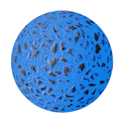 Small Chunked Glowing Rock Blue