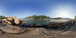 Sunset at the seaside 16k