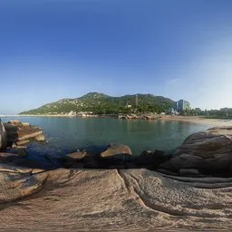 Sunset at the seaside 16k