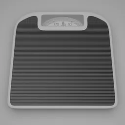 "Blender 3D Model: Weighing Machine Scale with Clock, Lion Icon, and Smooth Vector Curves. Inspired by Karl Ballmer, this utility 3D model offers a satisfactory screenshot with shaded lighting, featuring a size difference and an aerogel iOS UI concept."